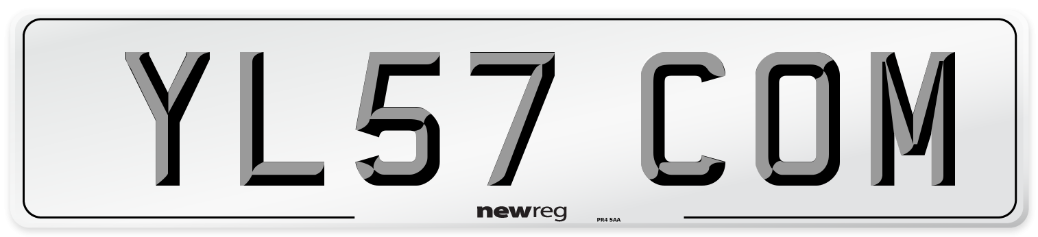 YL57 COM Number Plate from New Reg